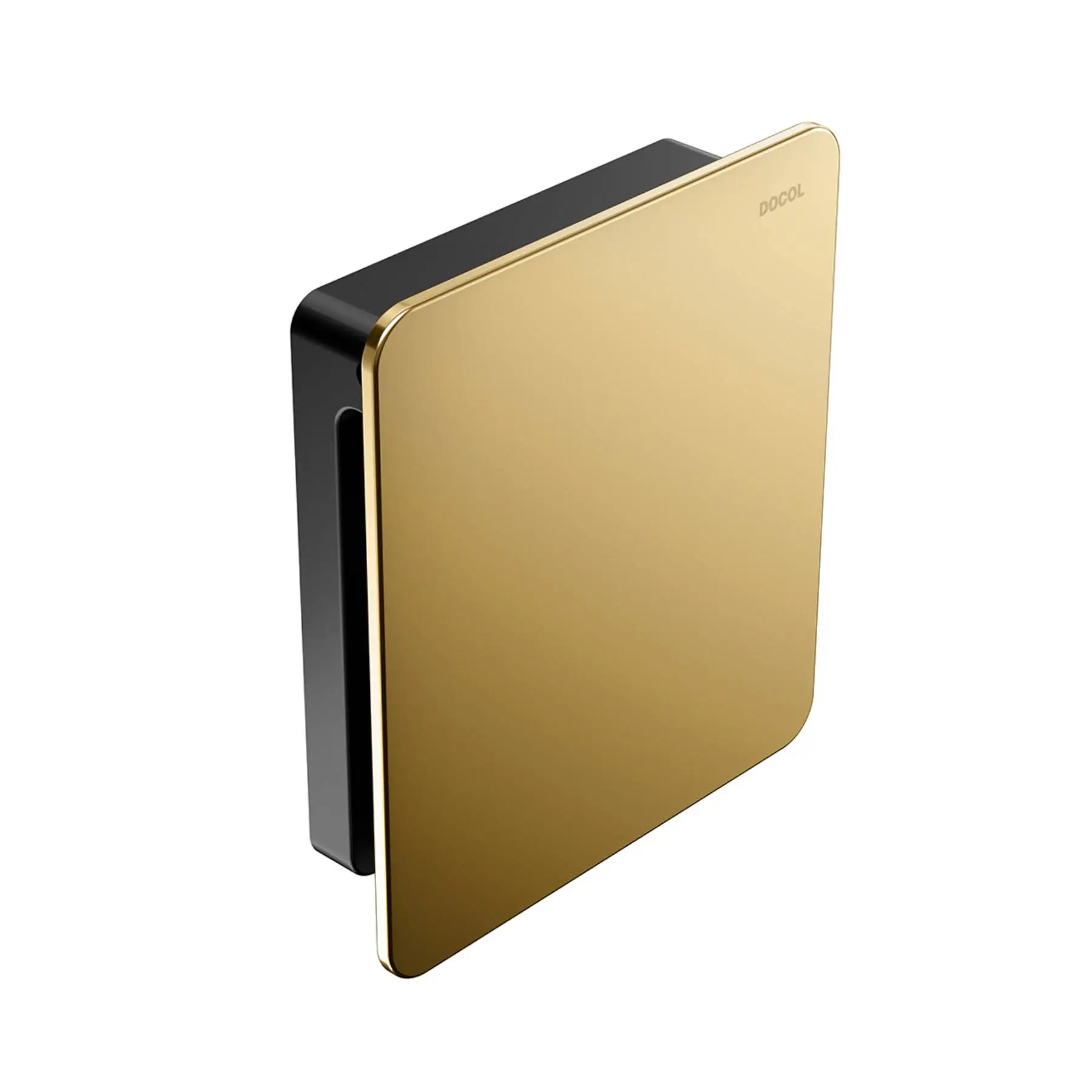 Acabamento para Válvula de Descarga Flat Ouro Polido Docol