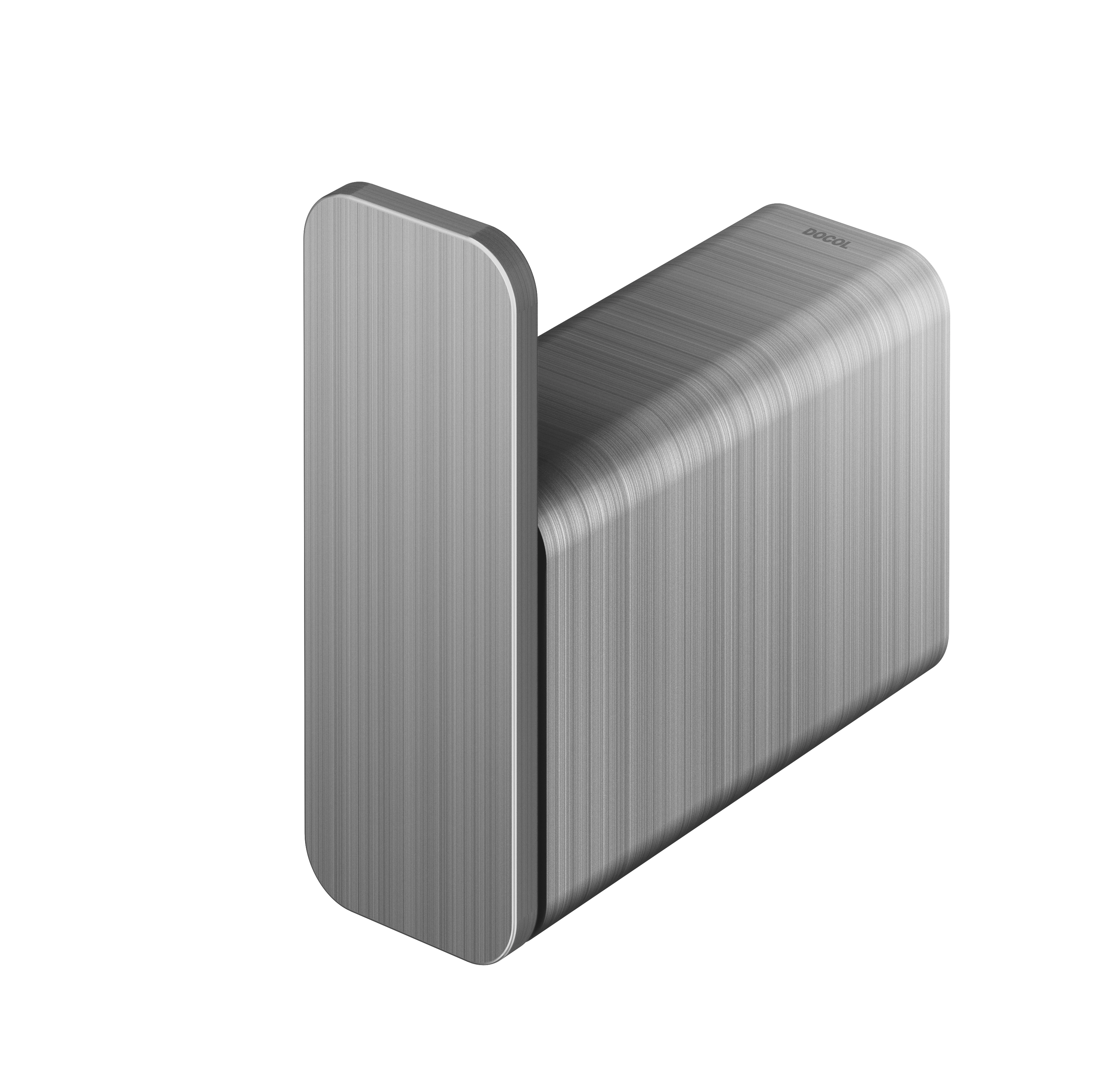 Cabide para Banheiro de Parafusar Chroma Grafite Flat Docol