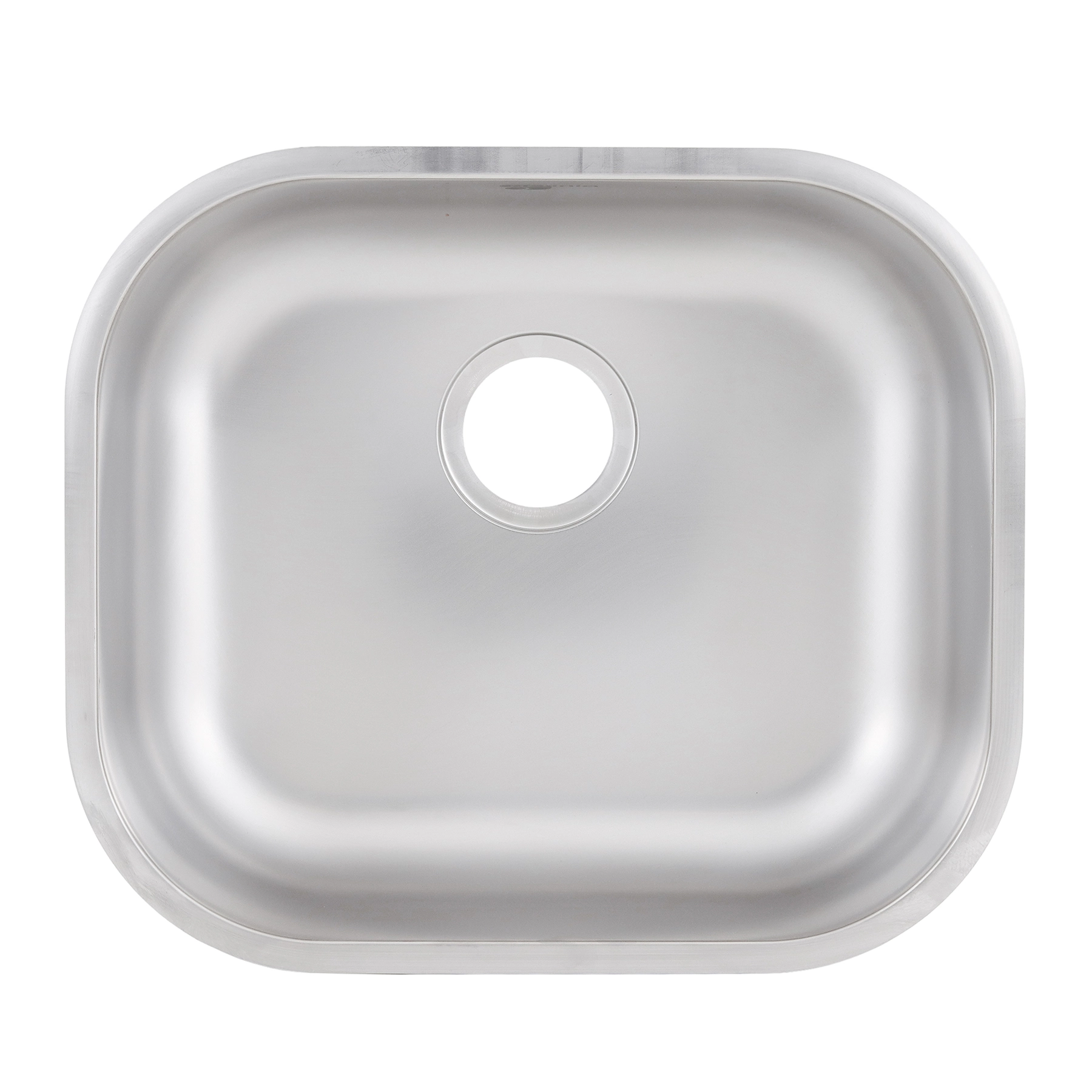 Cuba para Cozinha Simples de Embutir em Aço Inox 304 Fosco Quadrada 40x34x15cm 0,6mm 3.1/2" Delinia
