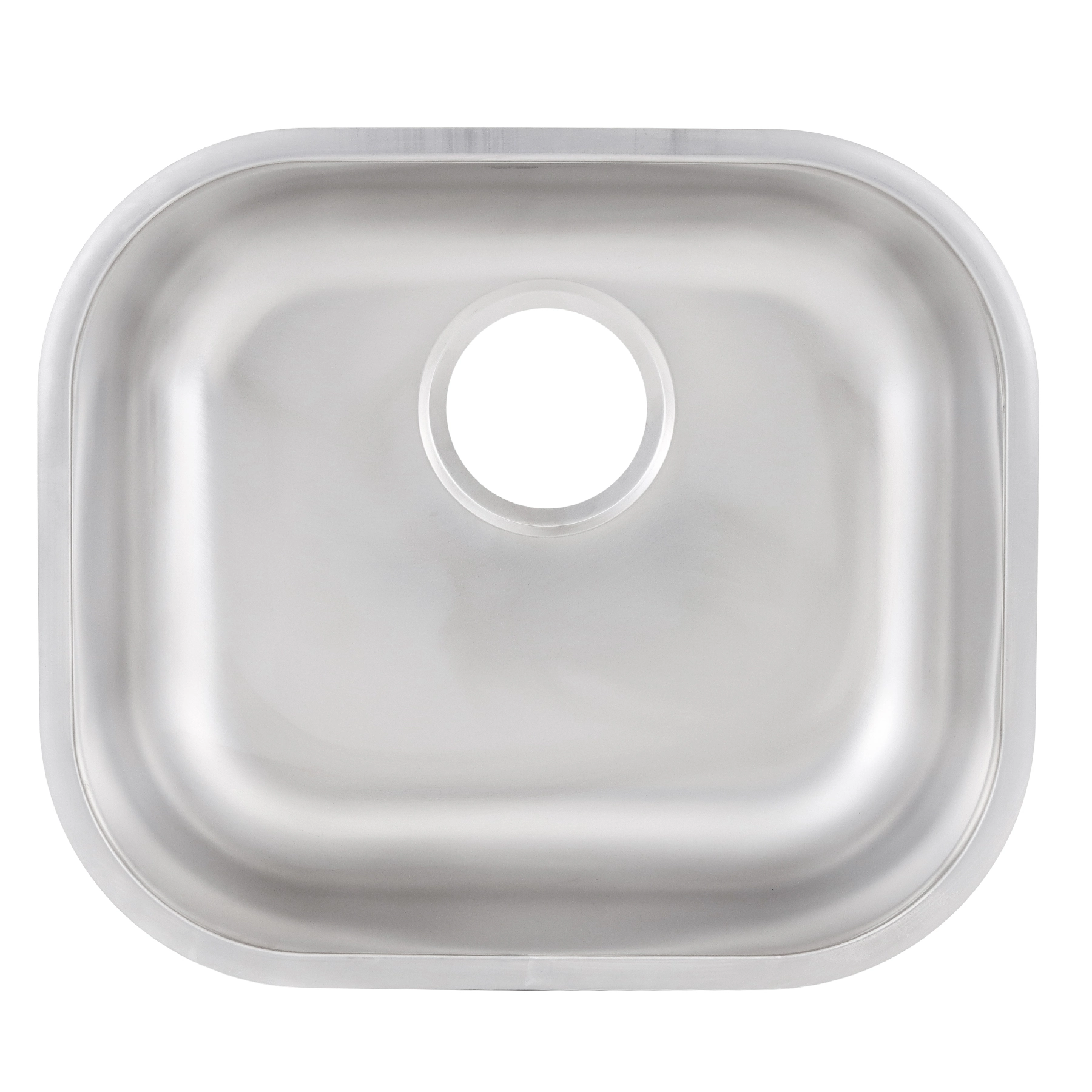 Cuba para Cozinha Simples de Embutir N0 40cmx34cmx18cm 4,5" Aço Inox 304 Fosco Delinia