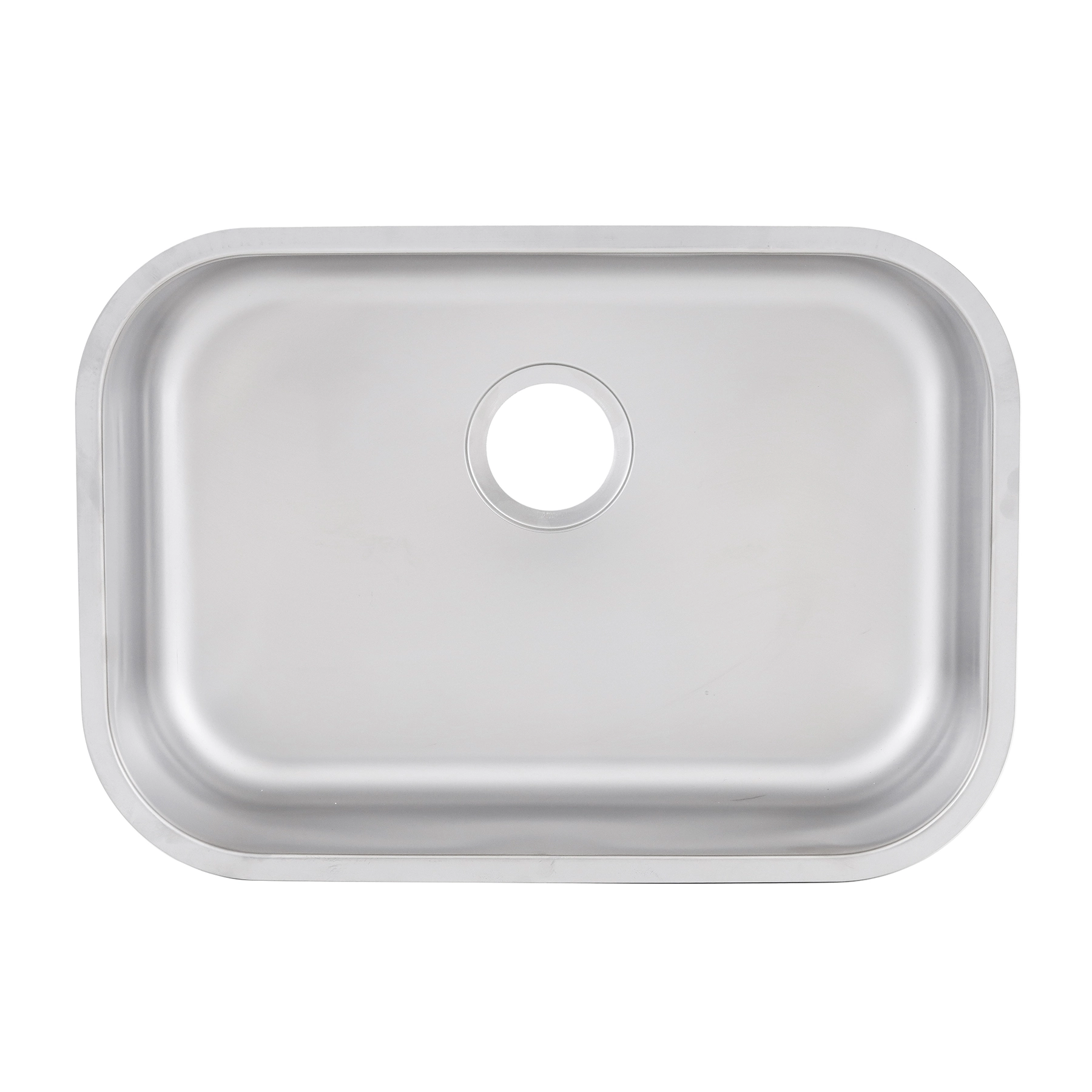 Cuba para Cozinha Simples de Embutir em Aço Inox 304 Fosco Quadrada 47x32x15cm 0,6mm 3.1/2" Delinia