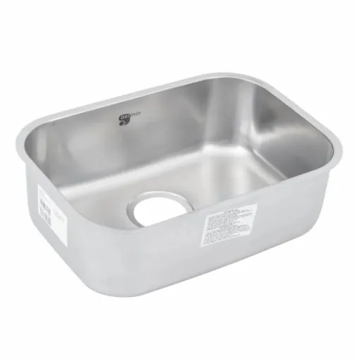 Cuba para Cozinha Simples de Embutir em Aço Inox 304 Fosco Retangular 47x32x18cm 0,6mm 4.1/2" Delinia