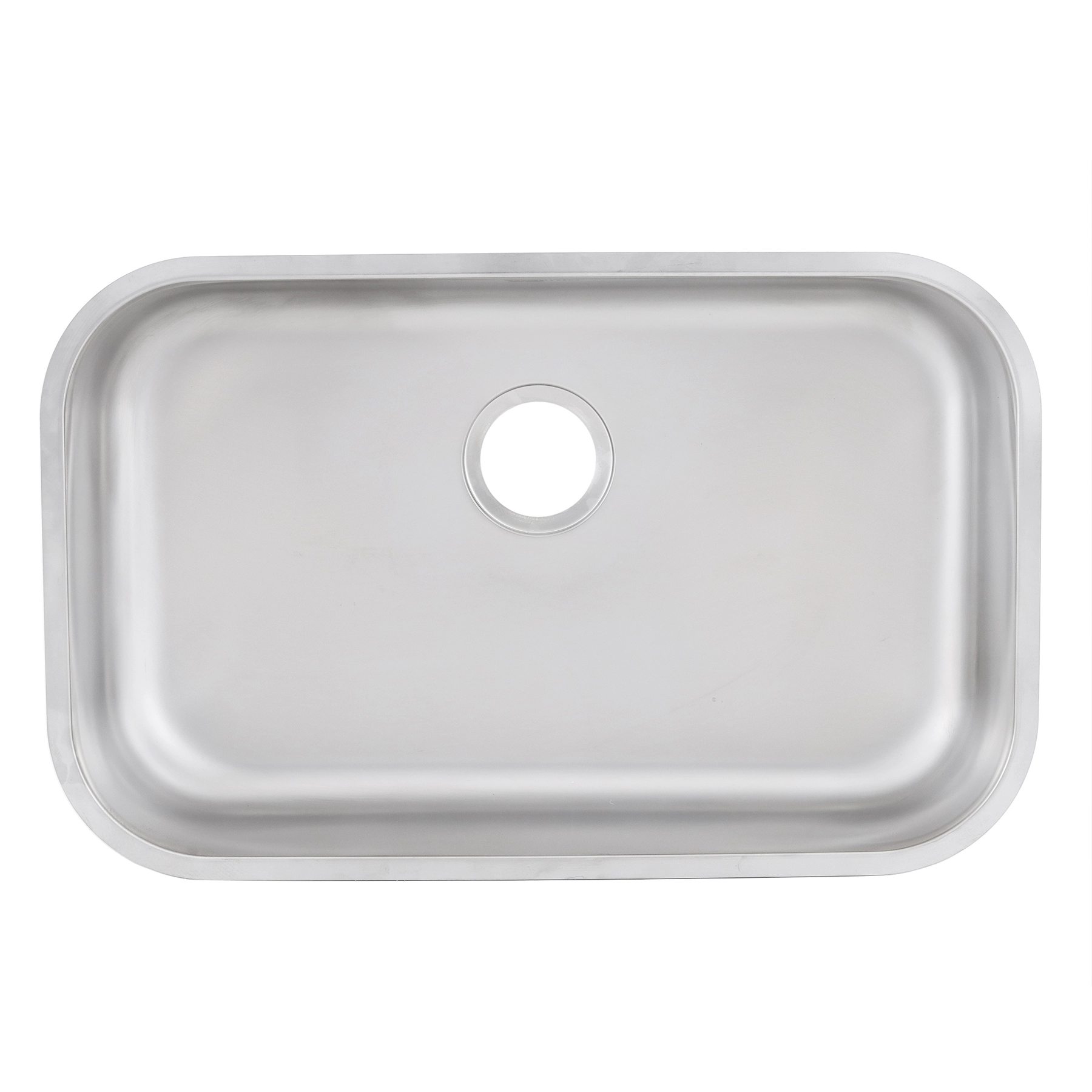 Cuba para Cozinha Simples de Embutir em Aço Inox 304 Fosco Quadrada 56x34x15cm 0,6mm 3.1/2" Delinia
