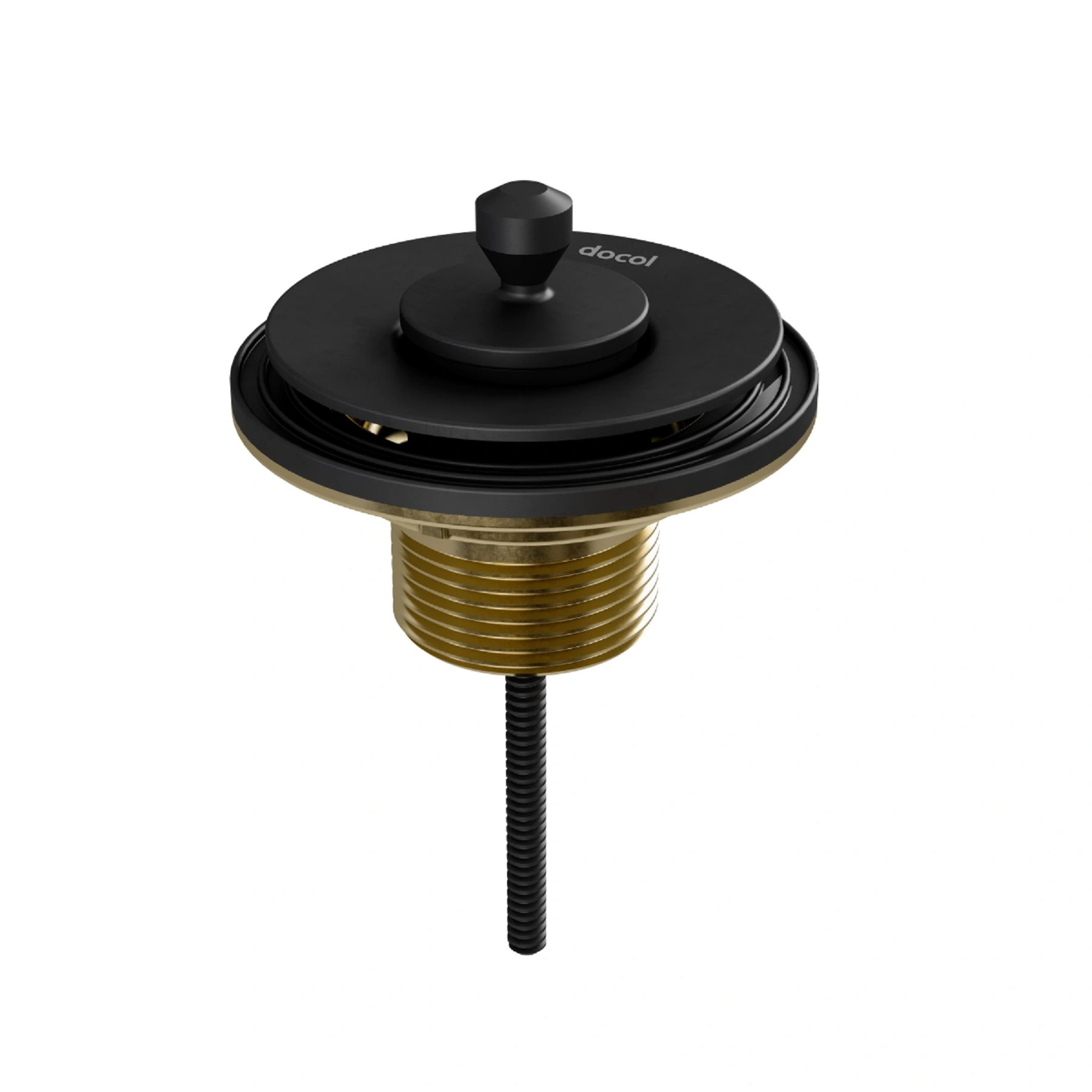 Válvula para Cubas Metal 7/8" Saída d agua Universal 7/8 Ônix Docol
