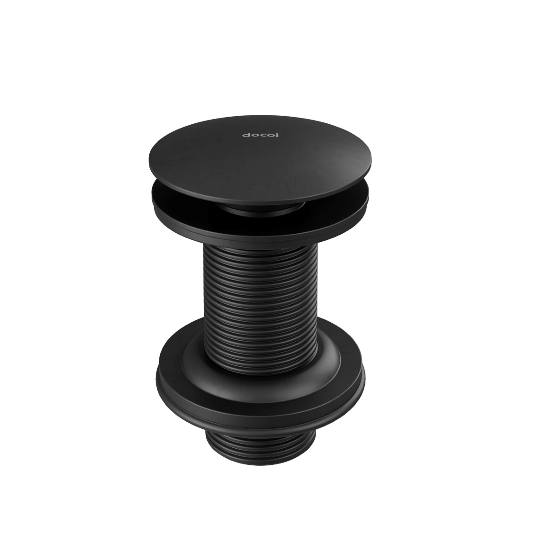 Válvula para Cubas Metal 7/8" Saída d agua Click-Clack 7/8 Ônix Docol