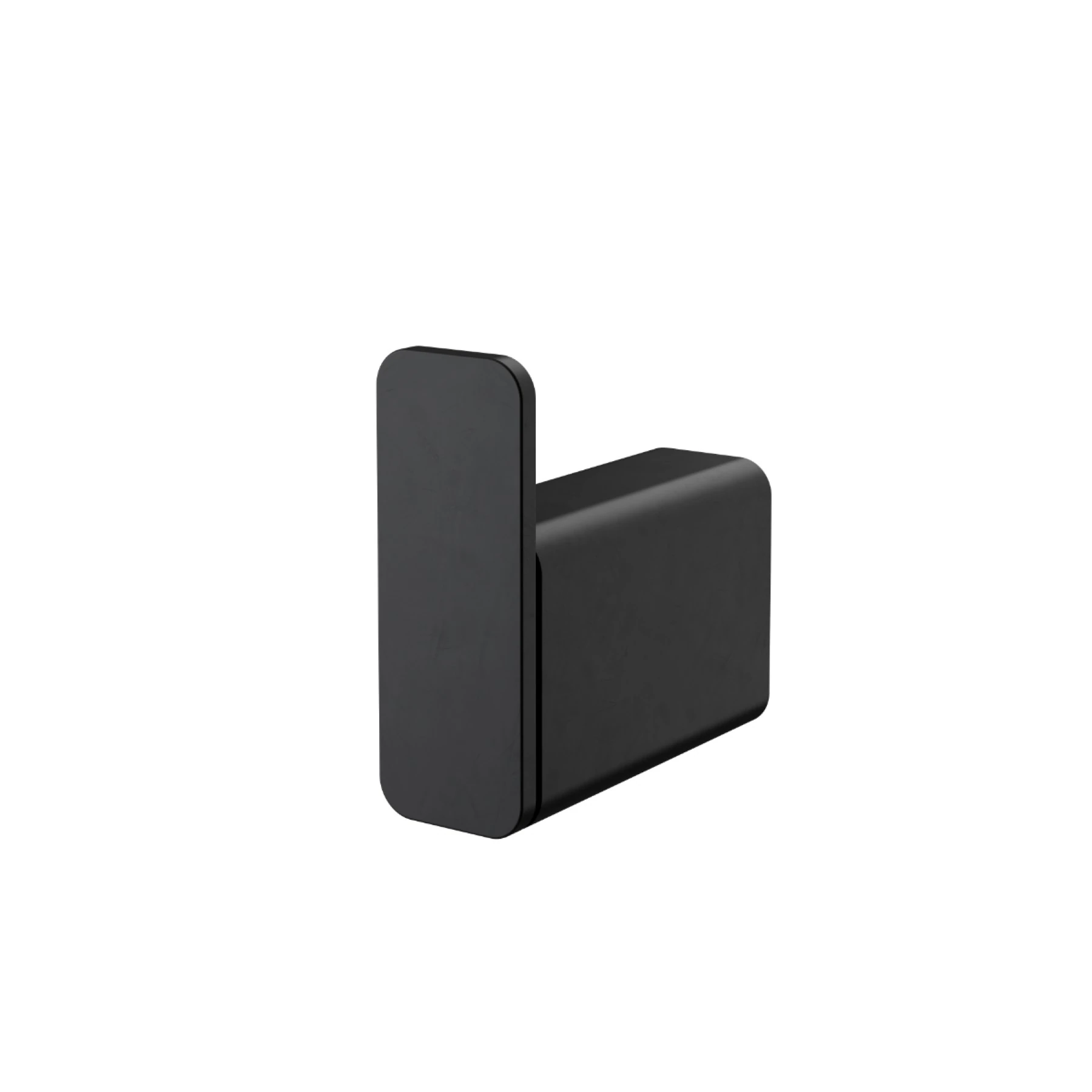 Cabide para Banheiro Metal Preto Docolflat On