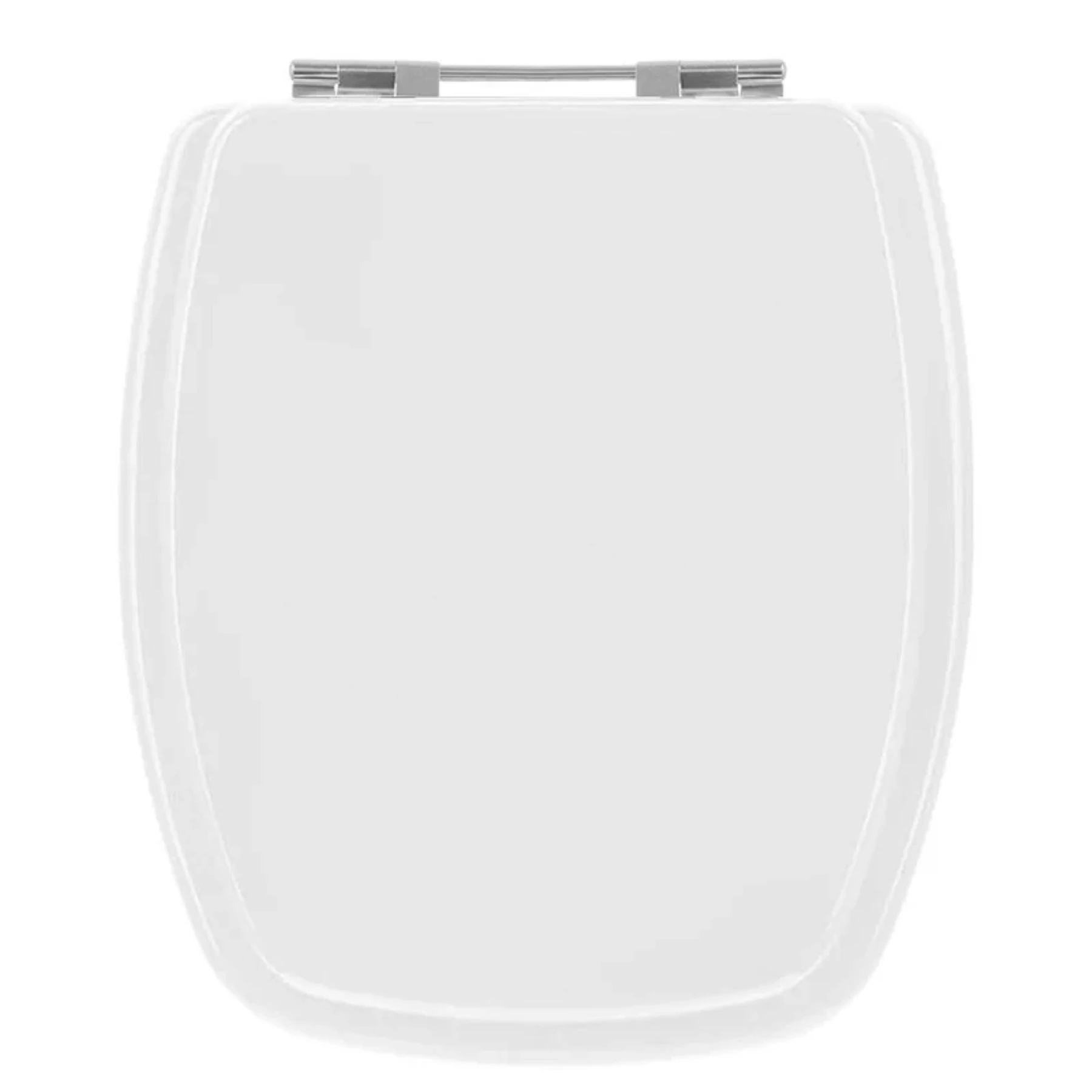 Assento Sanitário Formatos Celite,Hervy e Icasa com Fechamento Comum Redondo em Madeira Branco Sicmol