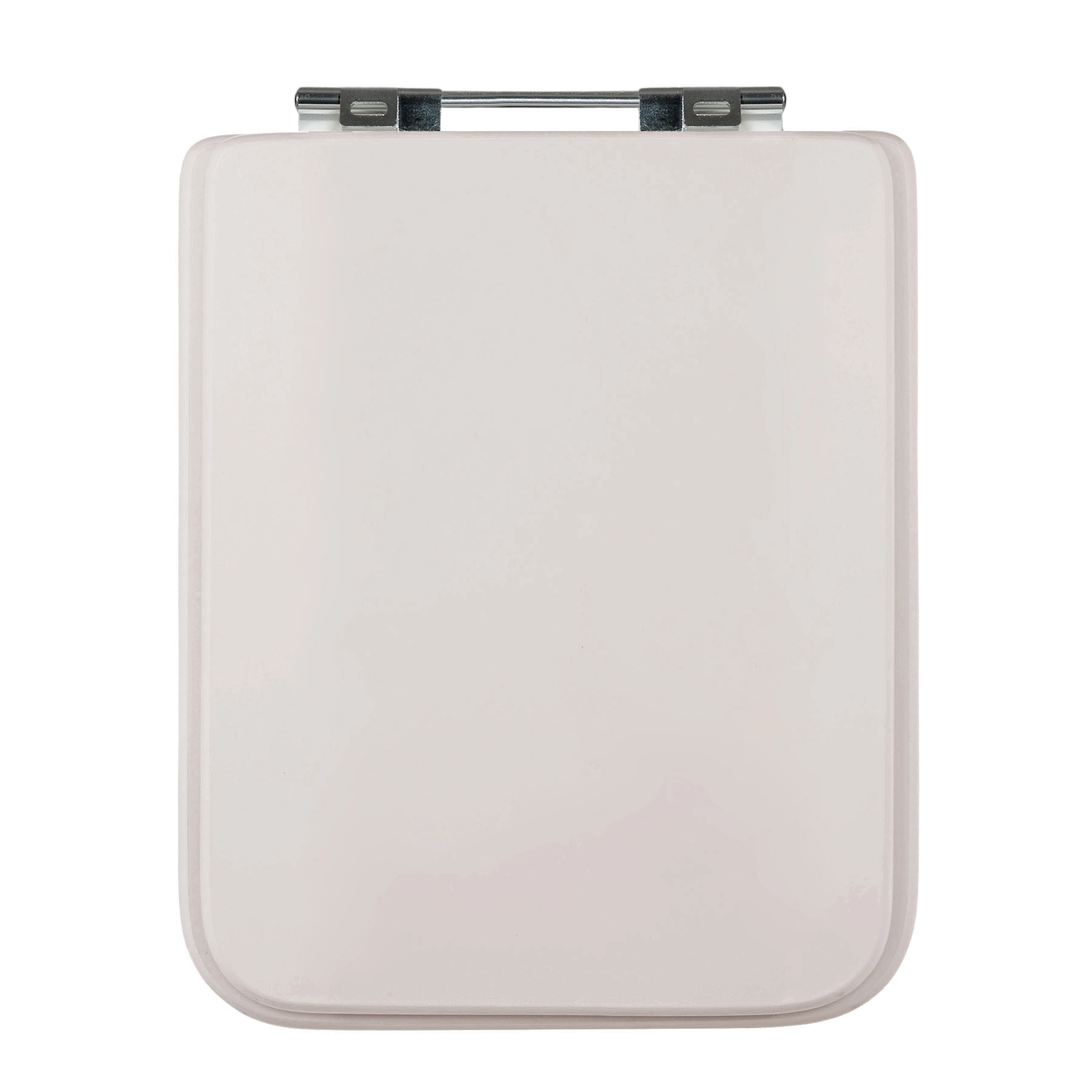 Assento Sanitário Formatos Square com Fechamento Comum Quadrado Madeira Bone Sicmol