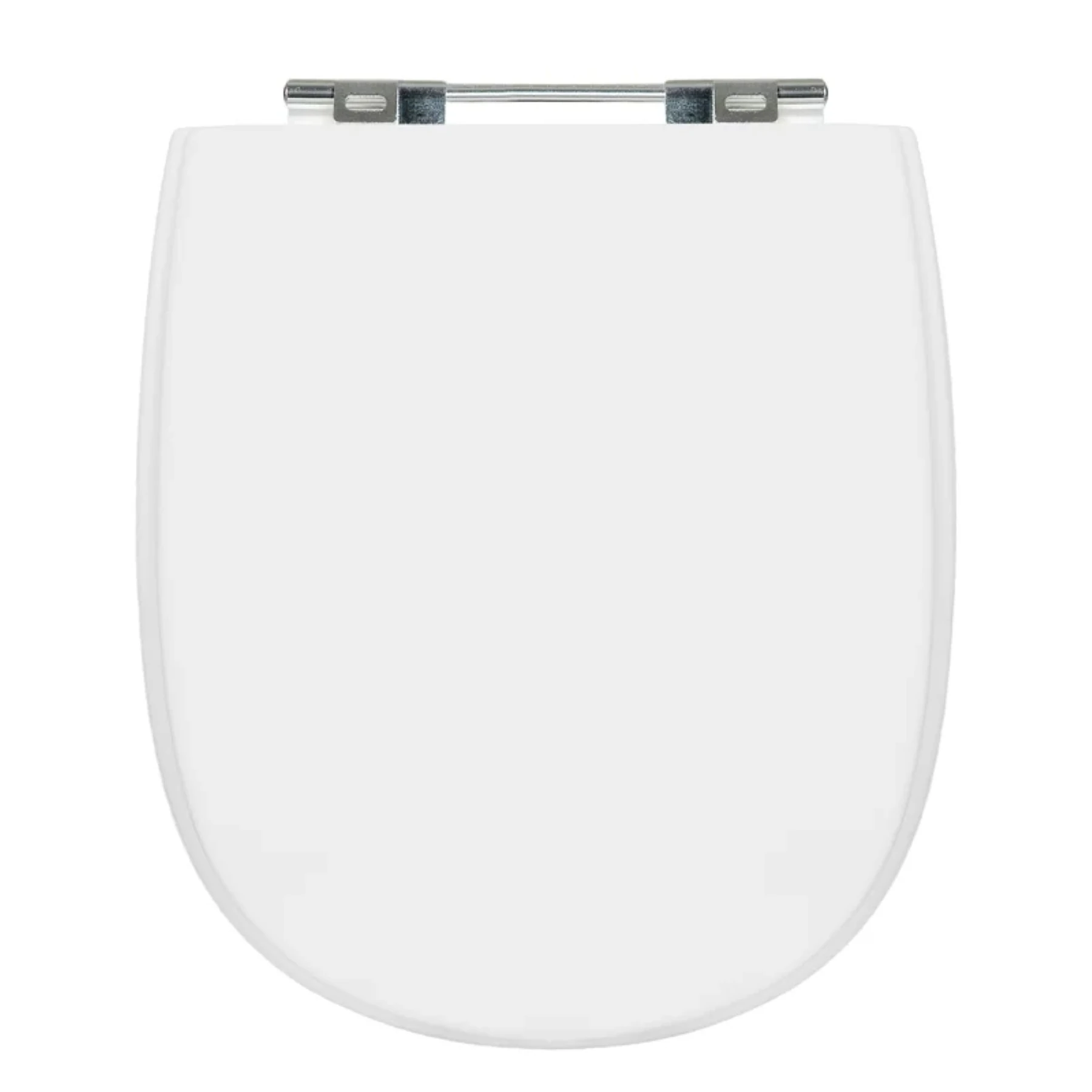 Assento Sanitário Formato Ideal Standard com Fechamento Comum Quadrado em Madeira Branco Sicmol