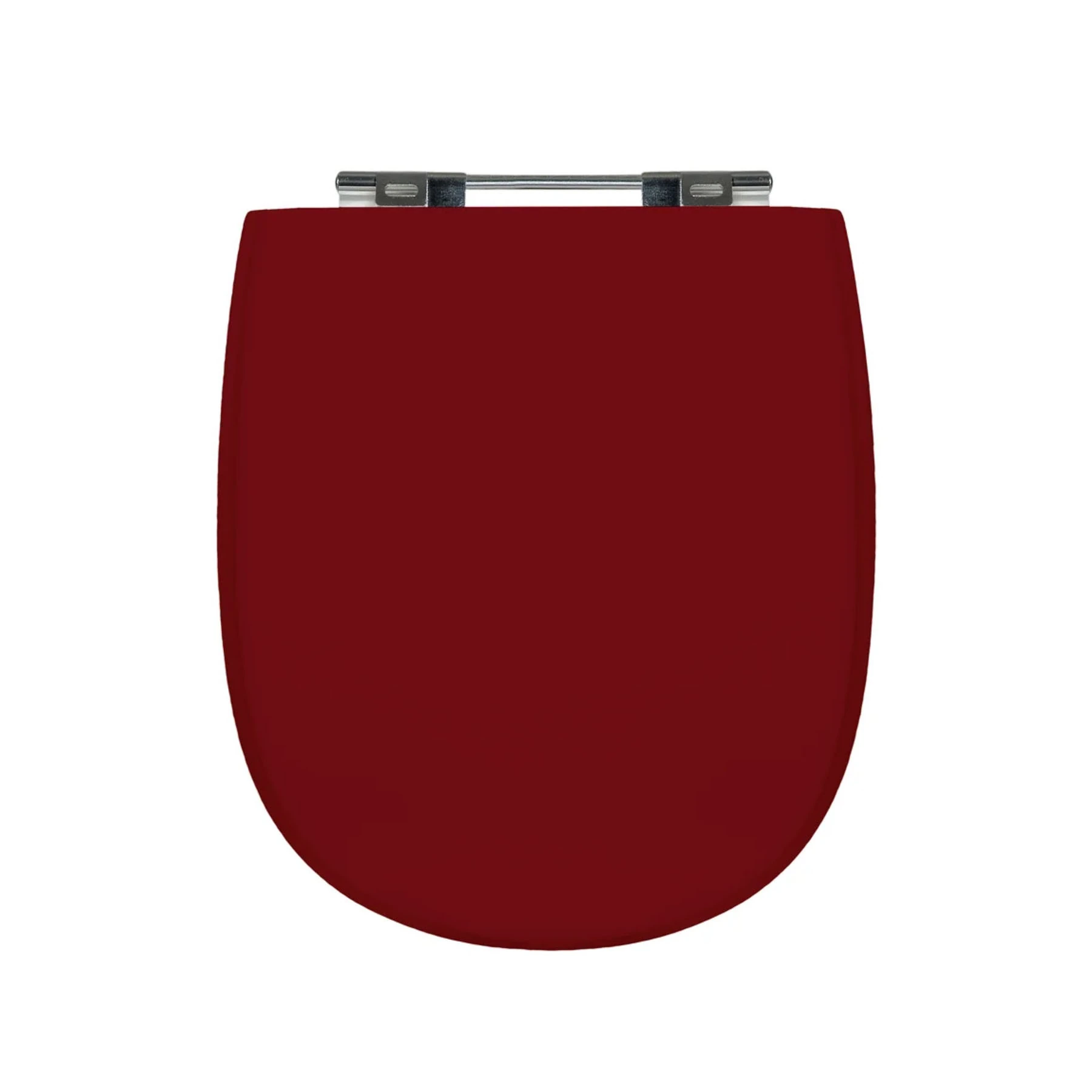 Assento Sanitário Formato Ideal Standard com Fechamento Comum Quadrado em Madeira Marrom Sicmol