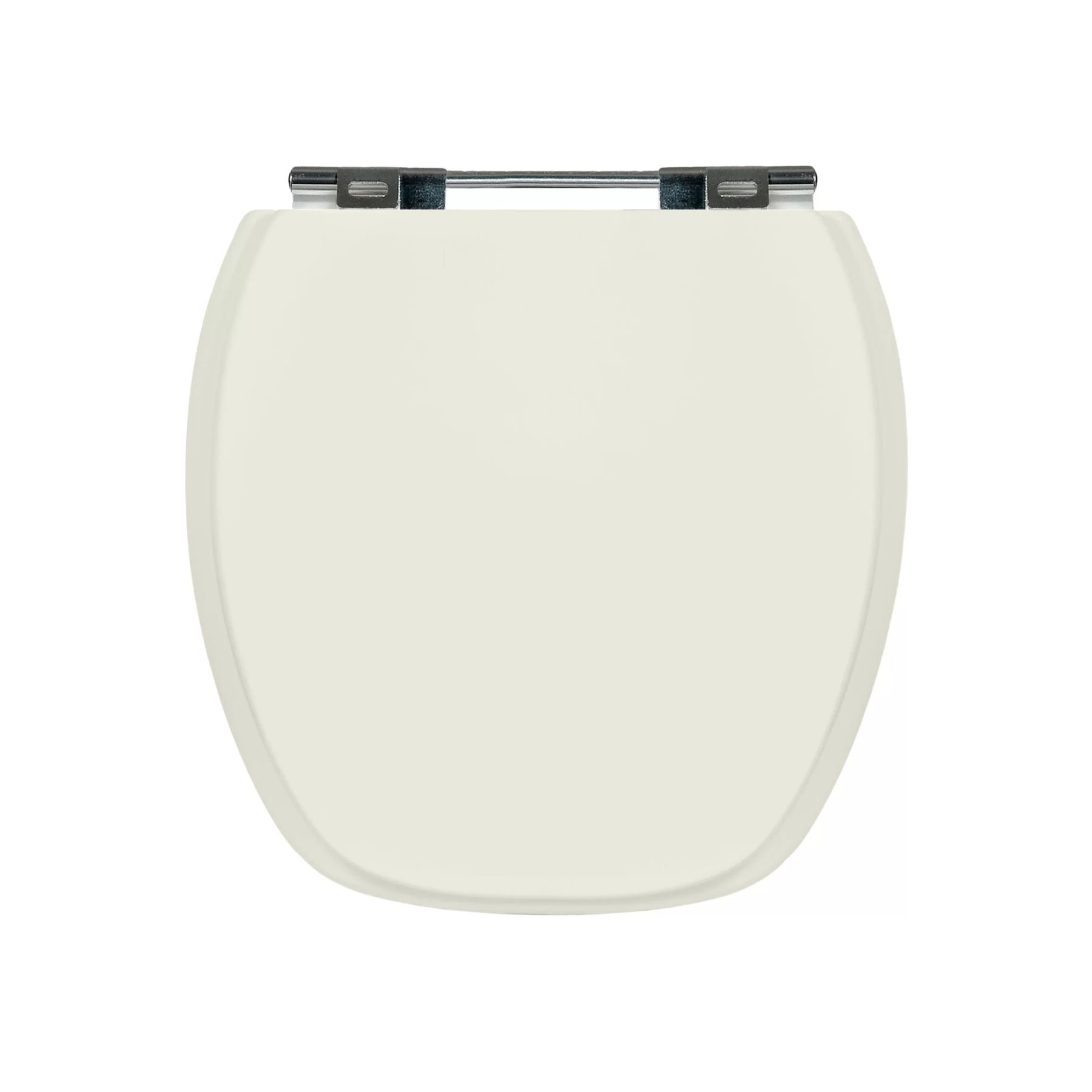 Assento Sanitário Formatos Celite e Eternit com Fechamento Comum Redondo em Madeira Bege Sicmol
