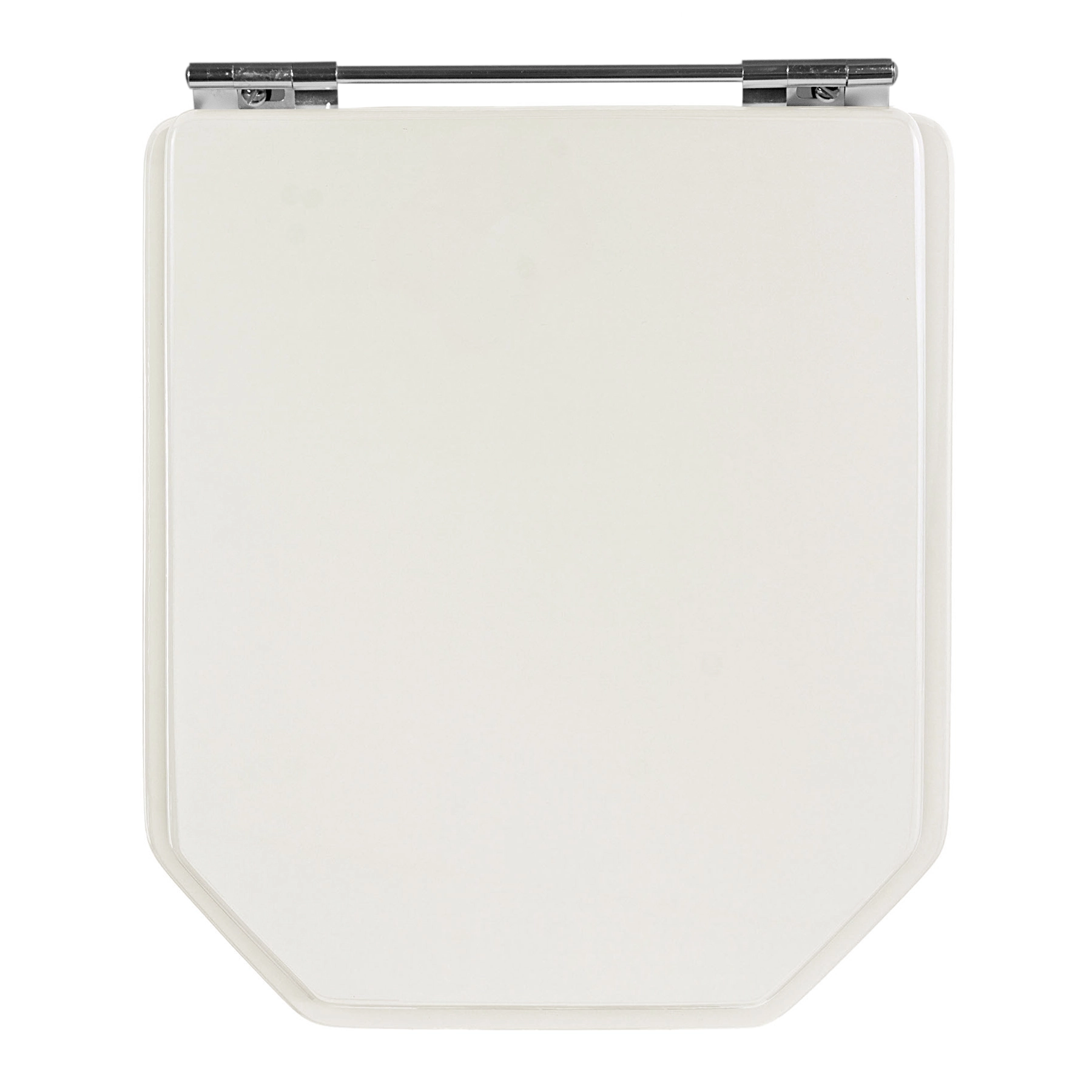 Assento Sanitário Formatos Atrium com Fechamento Comum Quadrado Madeira Bege Sicmol