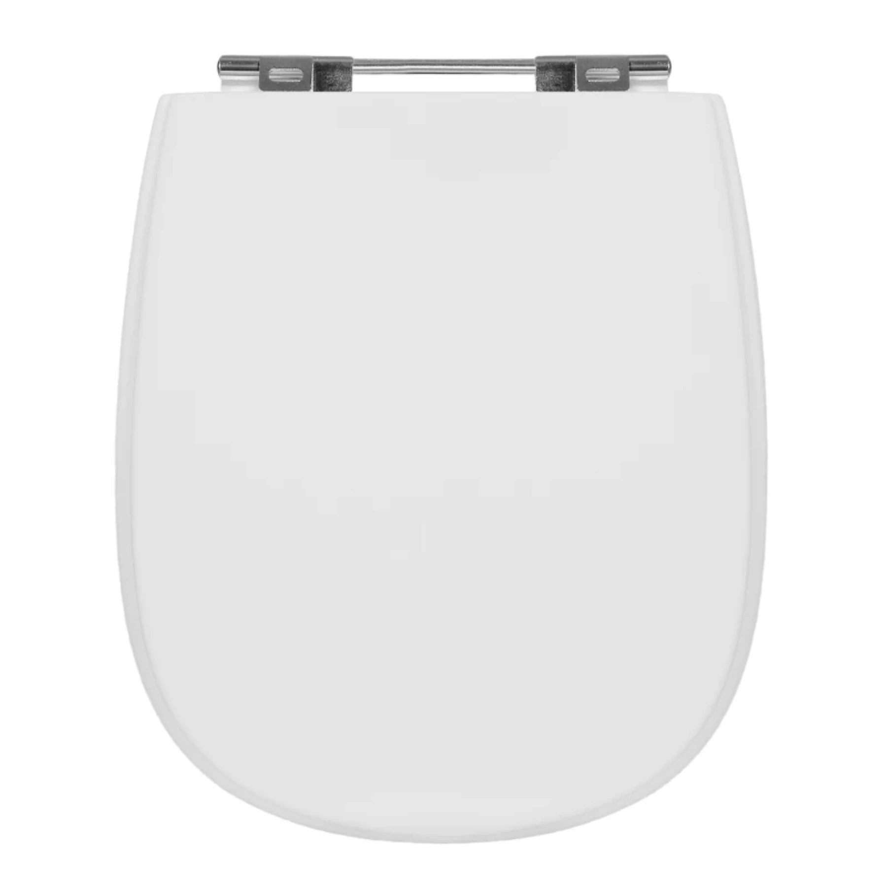 Assento Sanitário Formatos Icasa e Santa Clara com Fechamento Comum Quadrado em Madeira Branco Sicmol