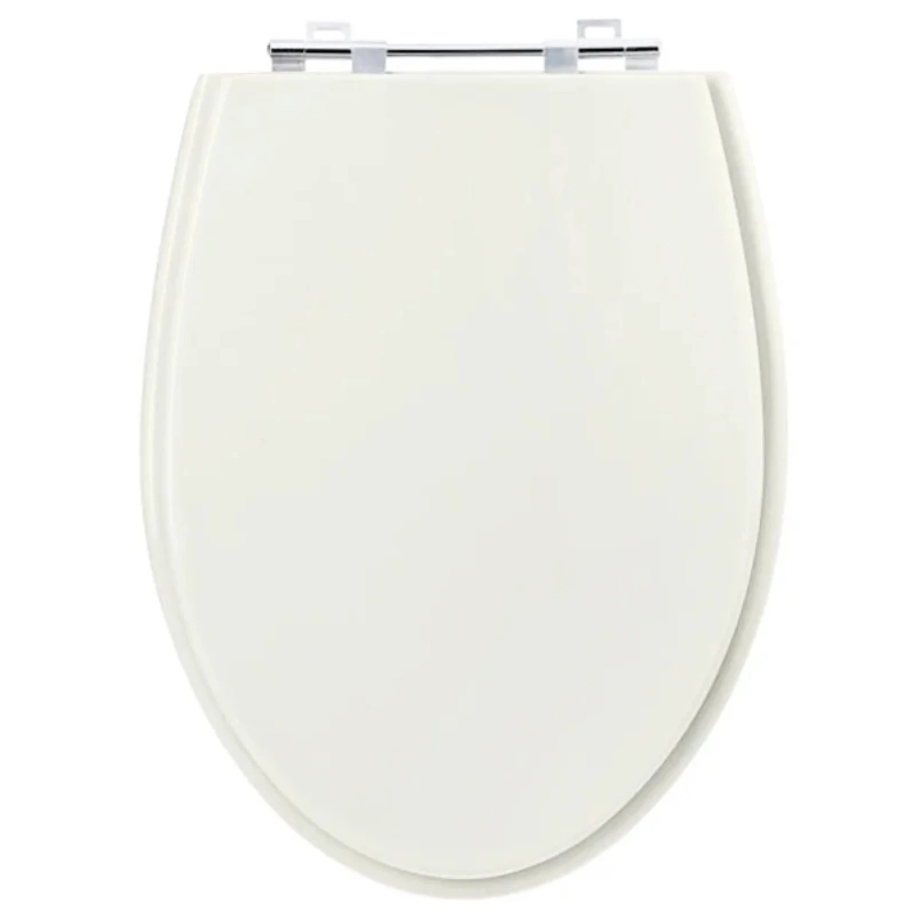 Assento Sanitário Formato Ideal Standard com Fechamento Comum Redondo em Madeira Bege Sicmol