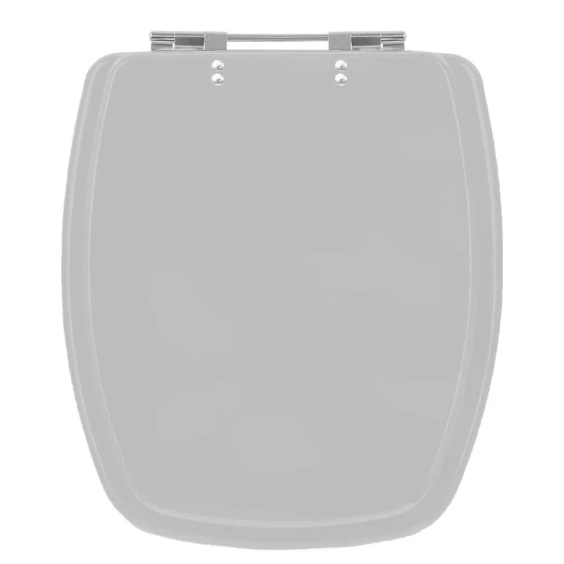 Assento Sanitário Formatos Celite, Hervy e Icasa com Fechamento Comum Redondo em Plástico Cinza Sicmol
