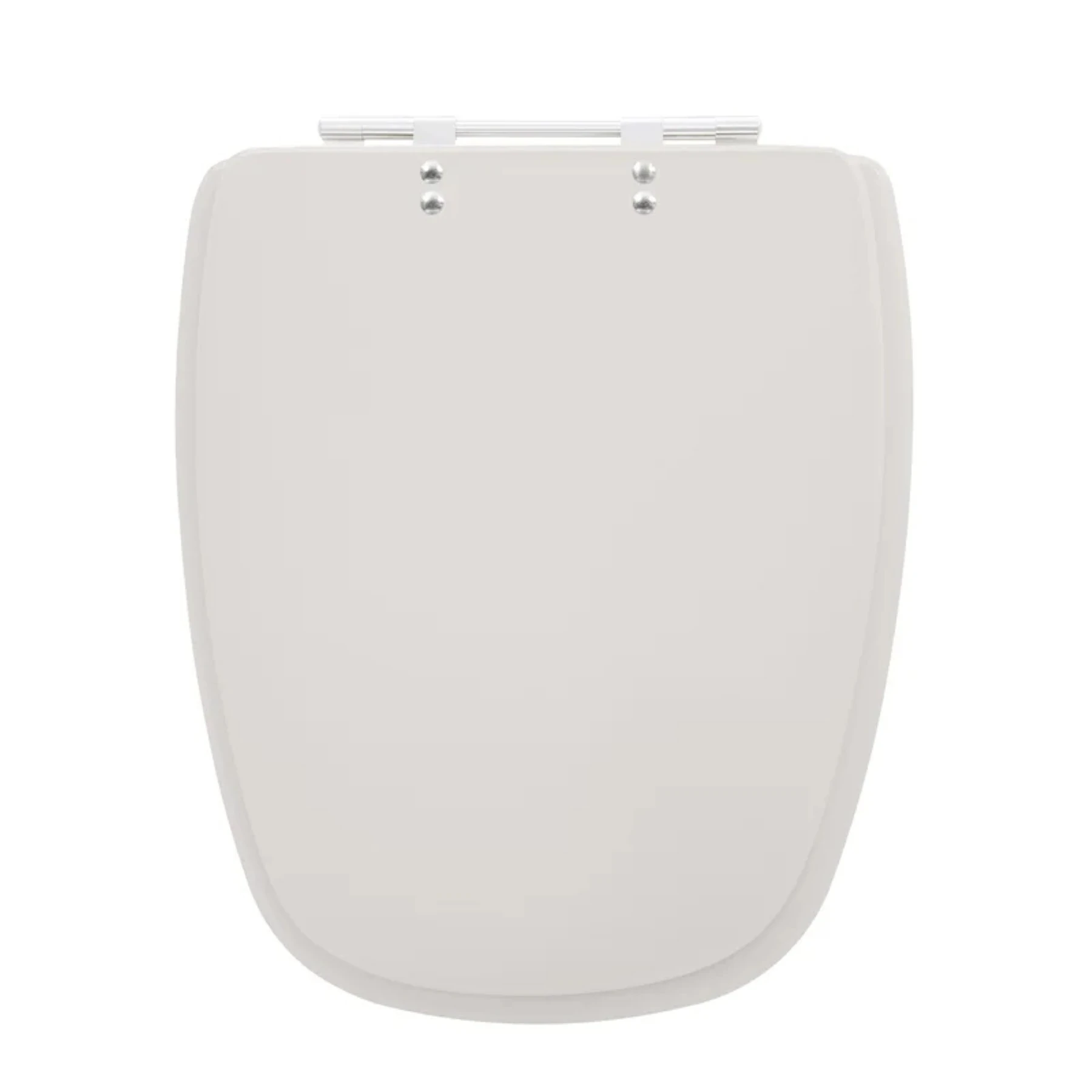 Assento Sanitário Formatos Deca e Eternit com Fechamento Comum Redondo em Plástico Bege Sicmol