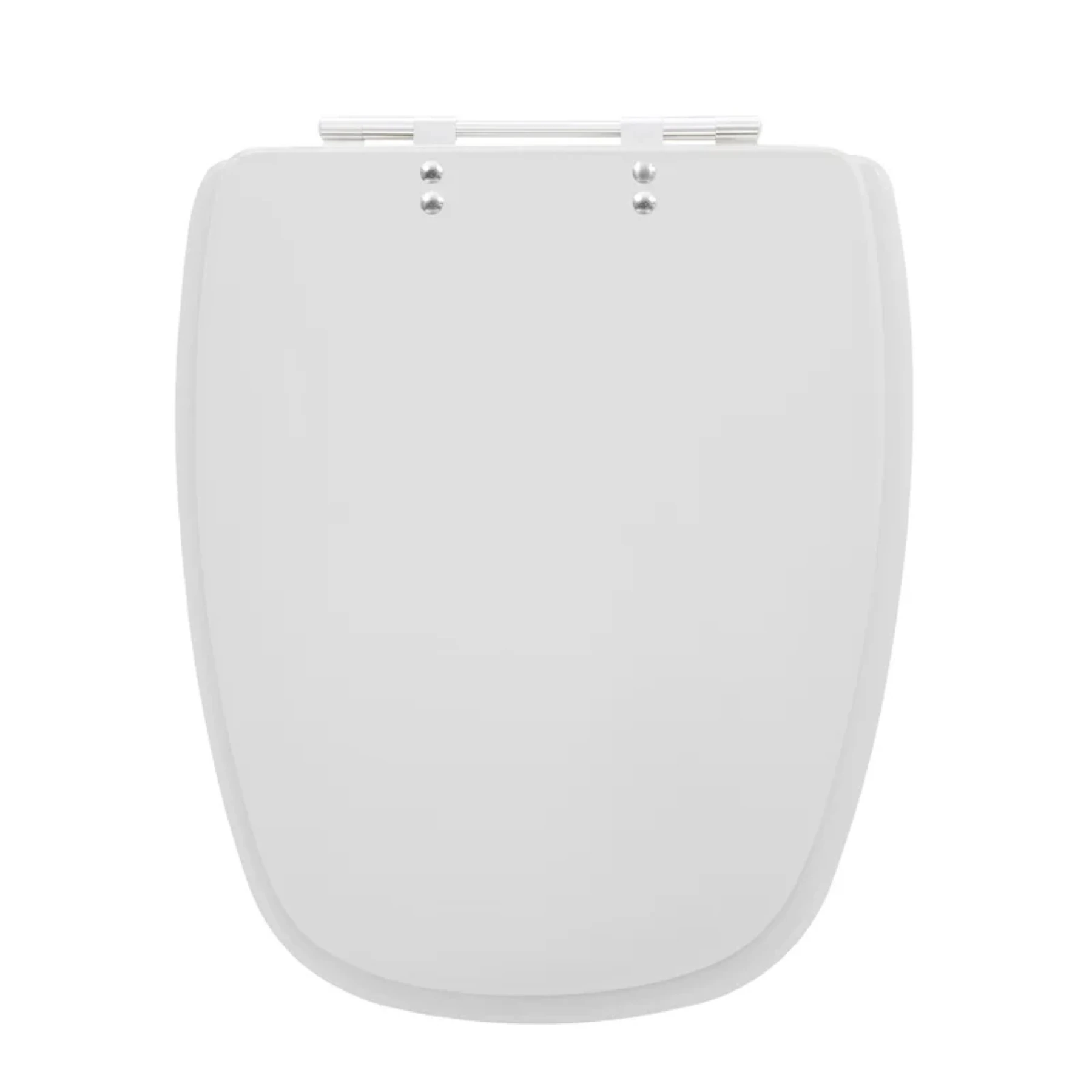 Assento Sanitário Formatos Deca e Eternit com Fechamento Comum Redondo em Plástico Cinza Sicmol