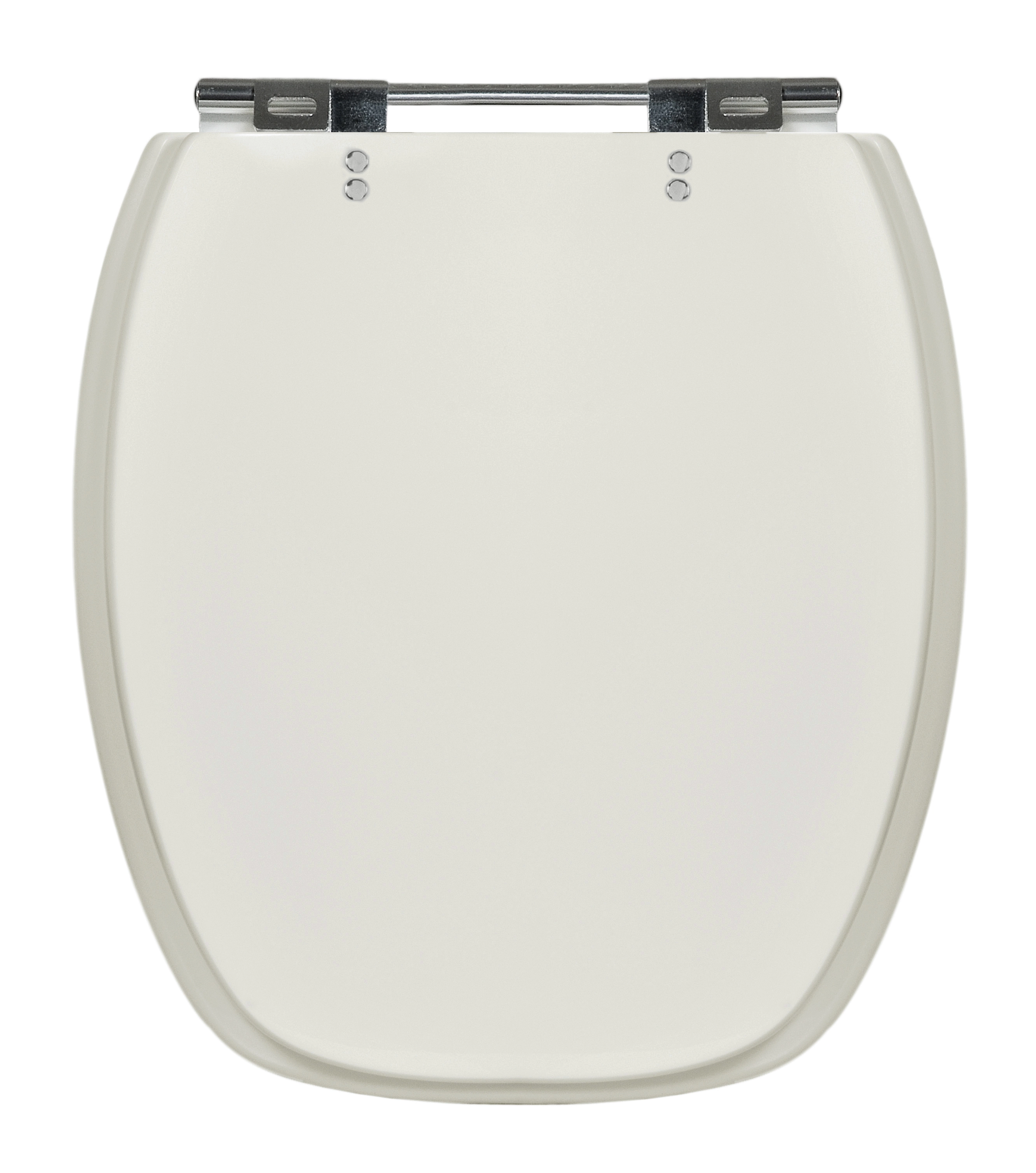 Assento Sanitário Formatos Thema com Fechamento Comum Quadrado Plástico Bege Sicmol
