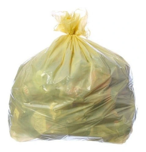 Saco Para Lixo Amarelo Reforçado 30 Lt Com 50 Uni