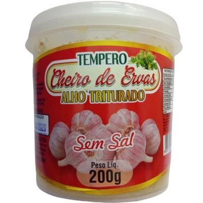 Alho Cheiro Ervas Triturado