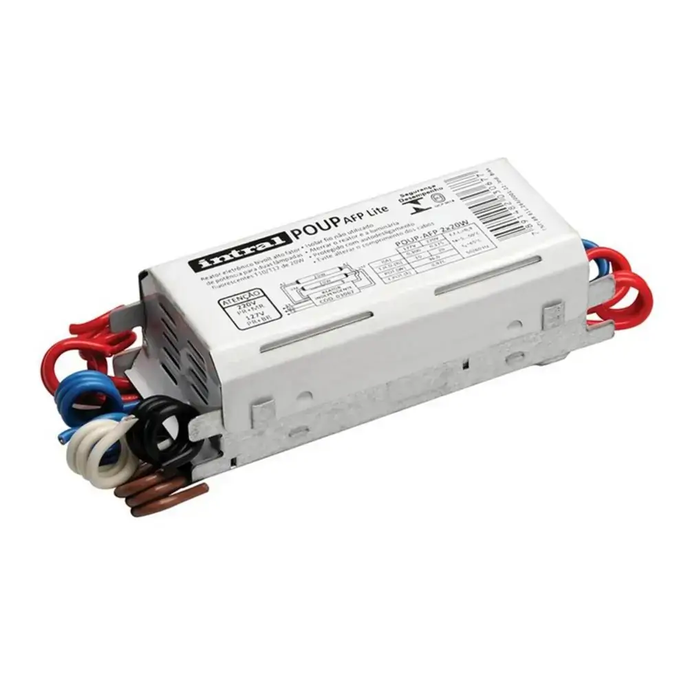 C.interno Reator Elet.poup Afp Lite Bi 1x32w Intra