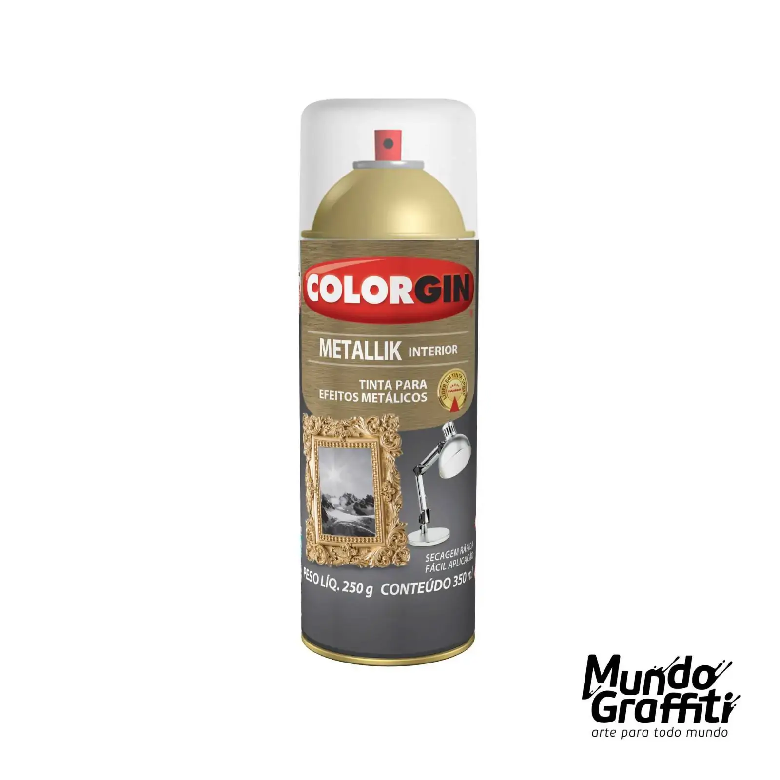 Verniz Spray Metallik 300ml