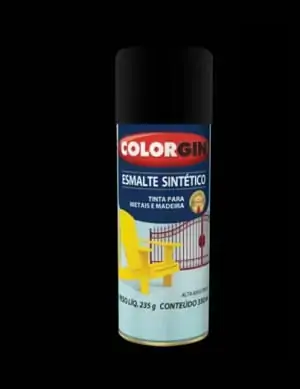 Spray Colorgin Esm Sint Preto