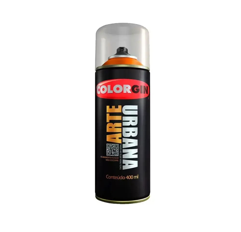 Tinta Spray Arte Urbana Laranja 400ml 900 Colorgin