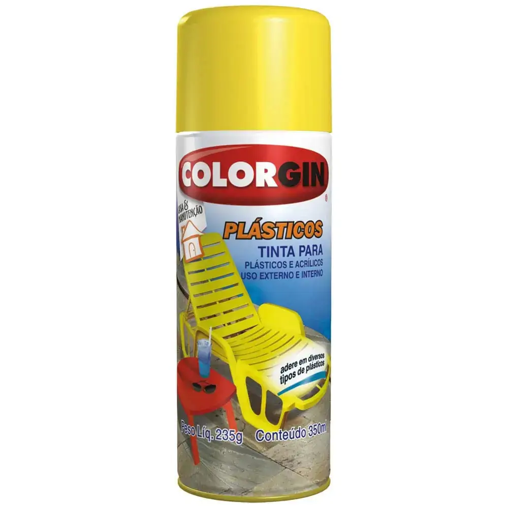 Spray Plástico E Acrílico Branco