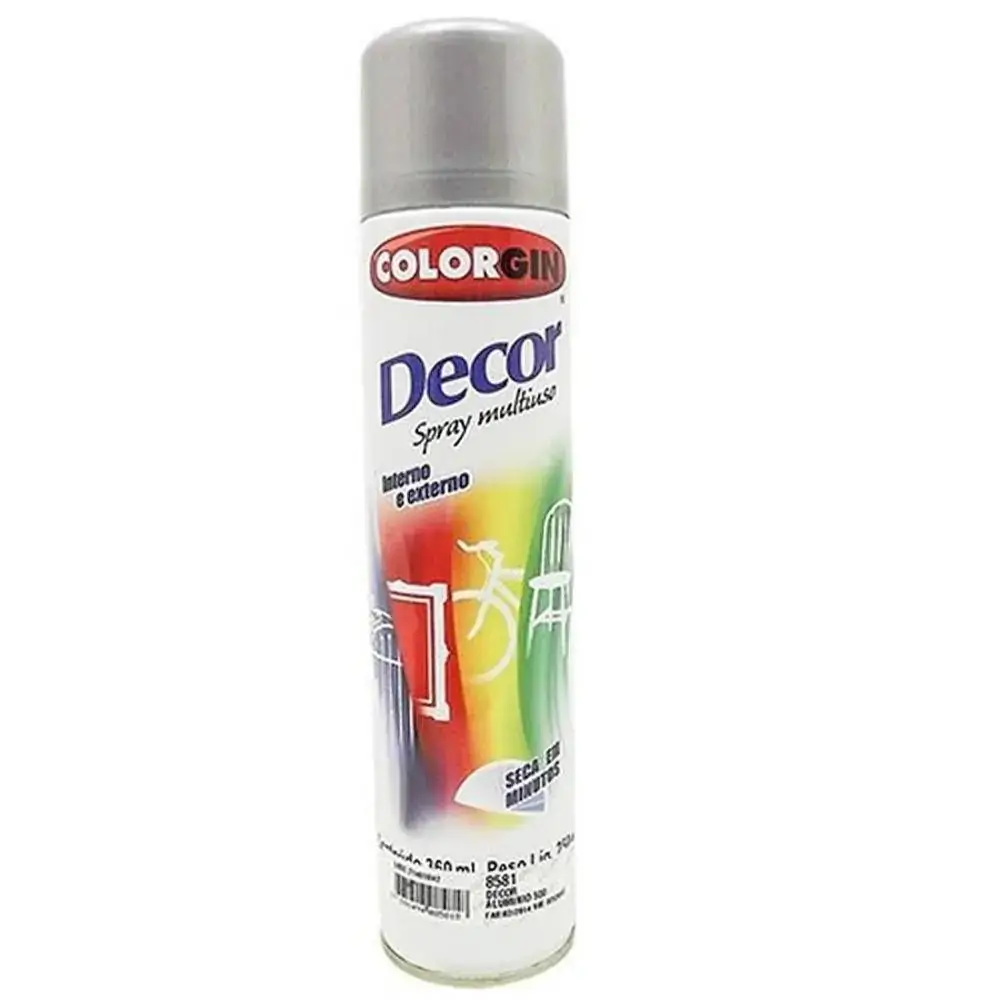 Spray Colorgin Aluminio 8581