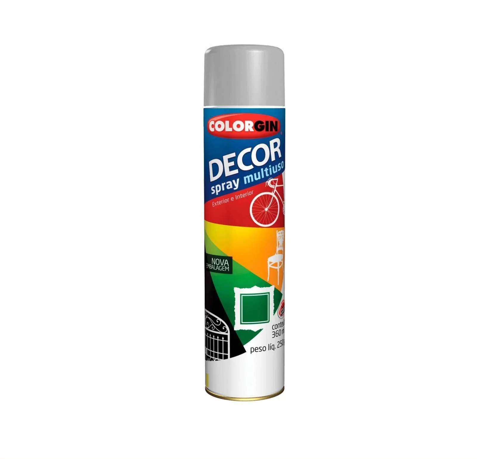 Spray Colorgin Cinza 8651
