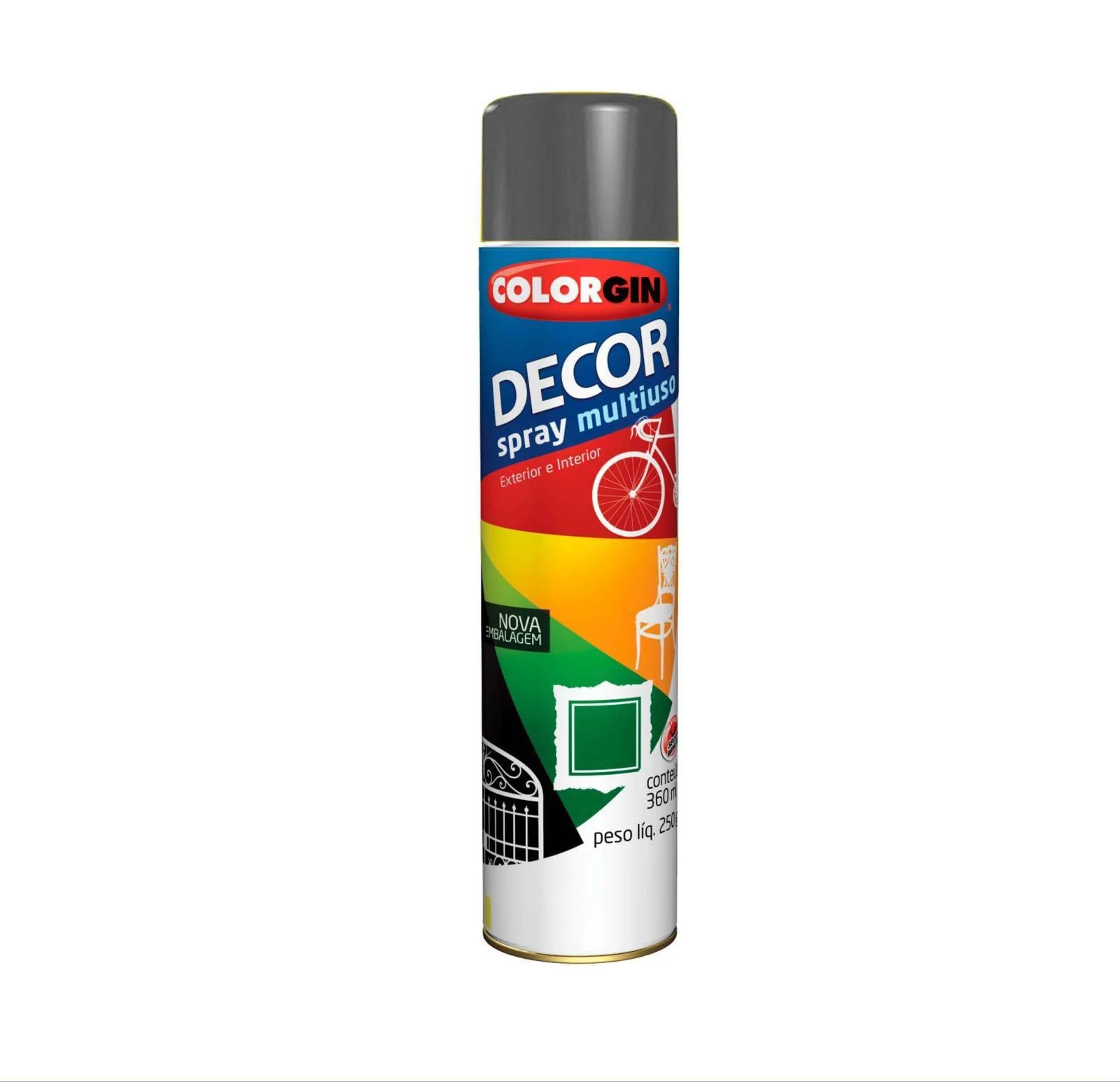 Spray Colorgin Grafite Metal 8661