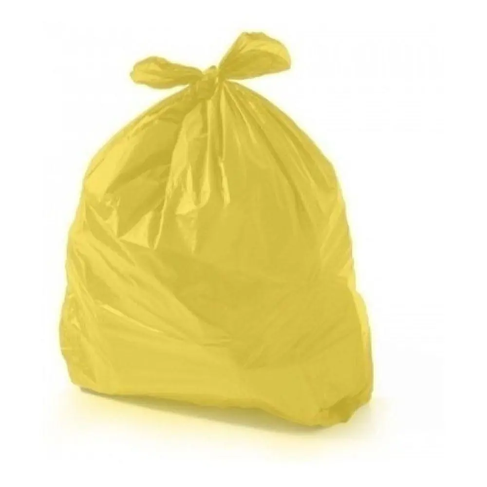 Saco De Lixo 40l Amarelo Com 100un
