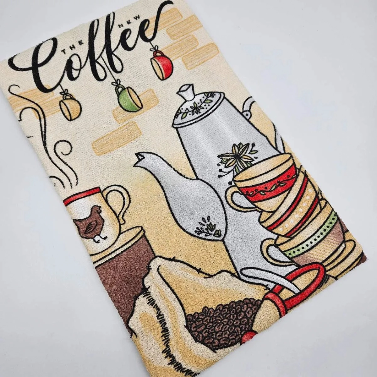 Pano De Copa Dohler Prata Coffee 45x65cm