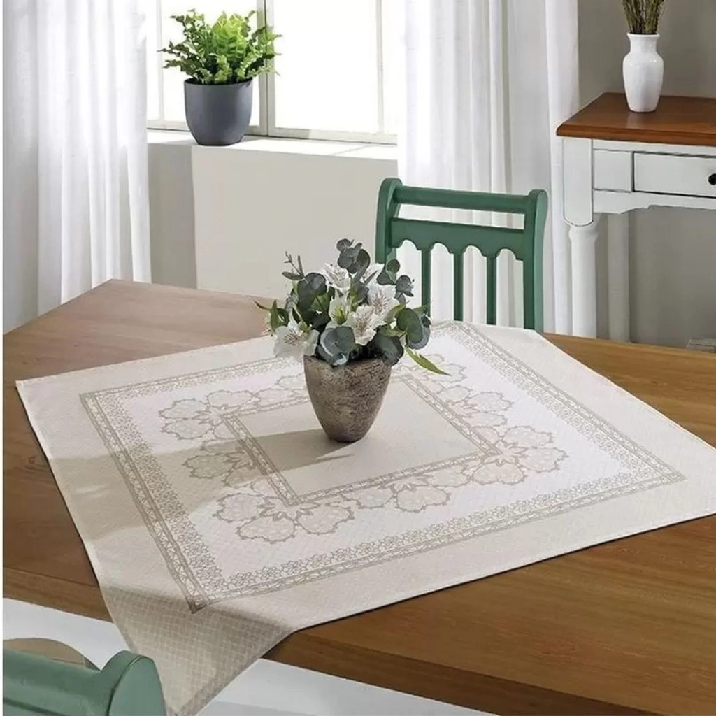 Toalha Mesa Dohler Athenas Renda 78x78cm