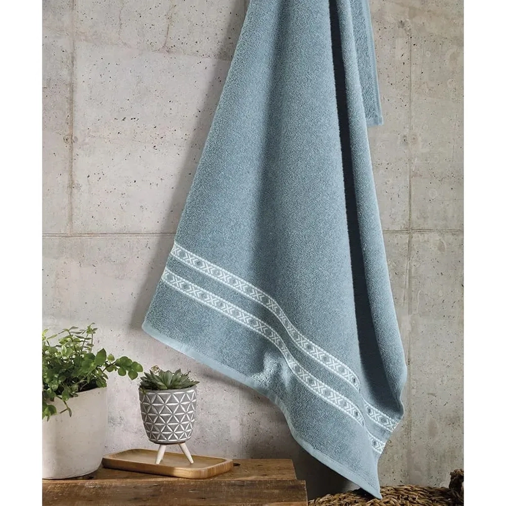 Toalha Banho Dohler Jacquard Premium 6702 Azul 70x140cm