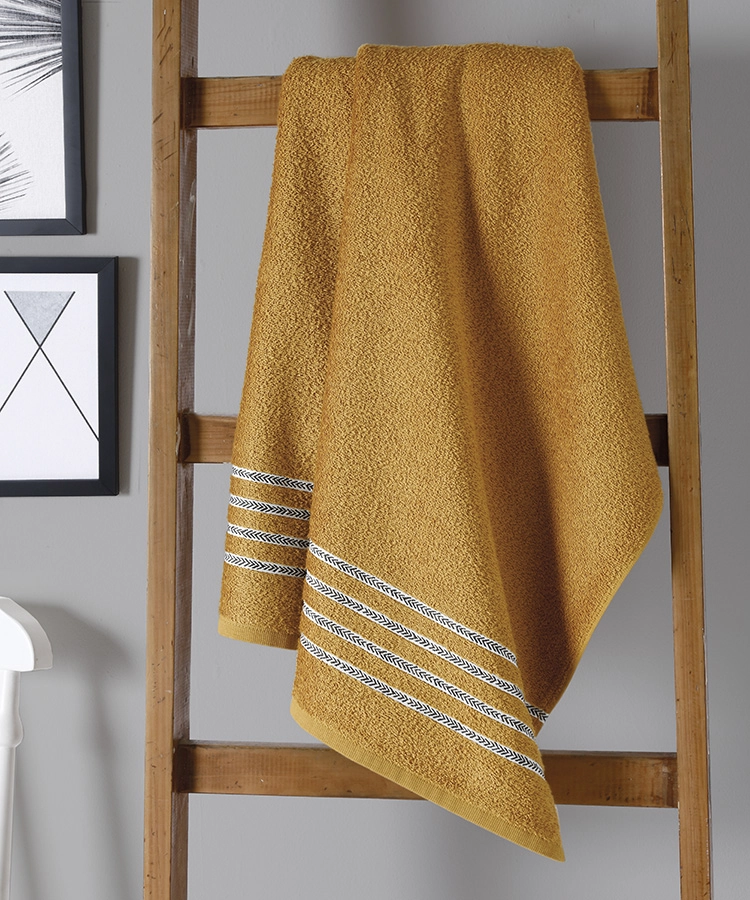 Toalha Banho Dohler Jacquard Premium 6730 Dourado 70x140cm
