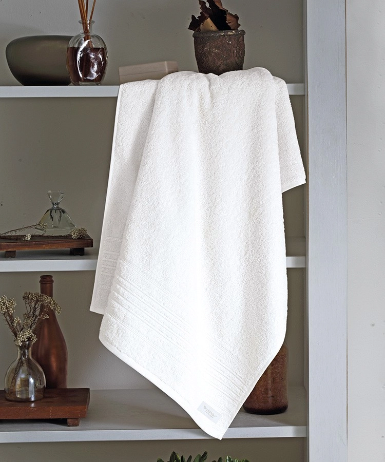 Toalha Rosto Jacquard Rubi Branco 50x90cm