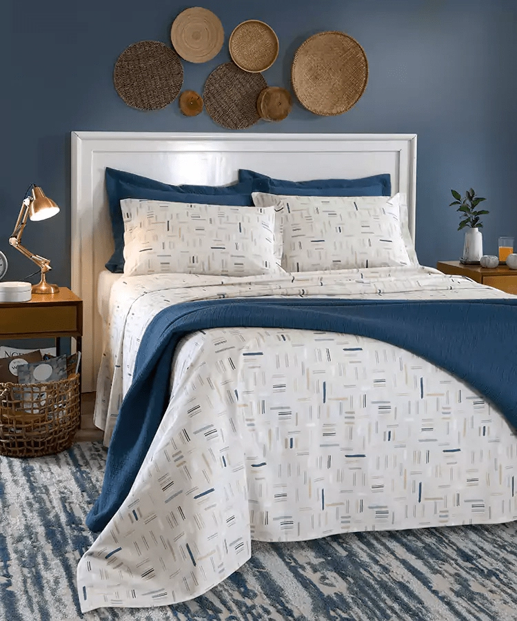 Jg Cama Full Estampado Digital Ambar C/4 Pcs