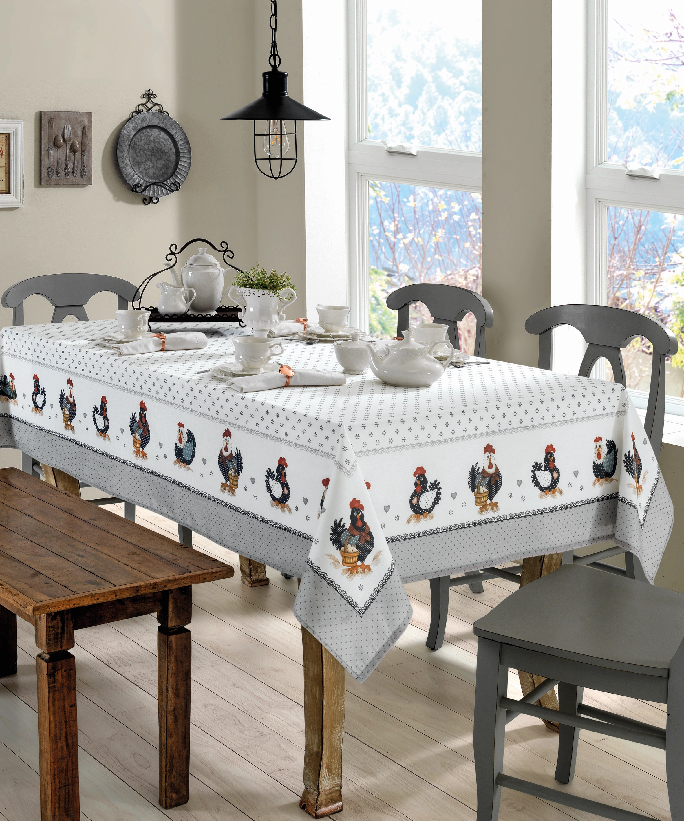 Toalha De Mesa Dohler Clean Renova Estampado Digital 1,40m X 2,10m
