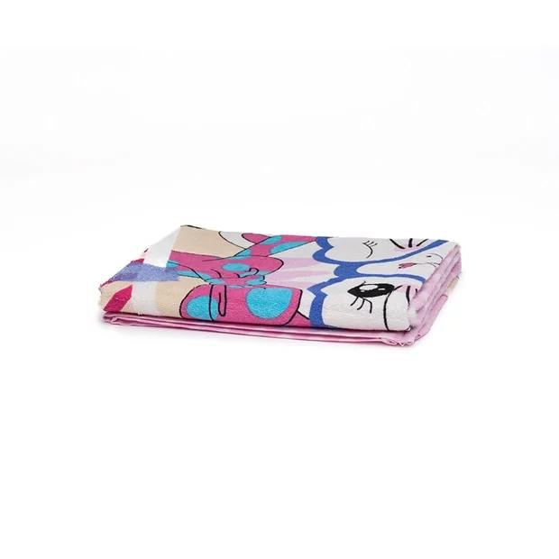 Toalha Banho Felpudo D Estampado 70cm X1,15m