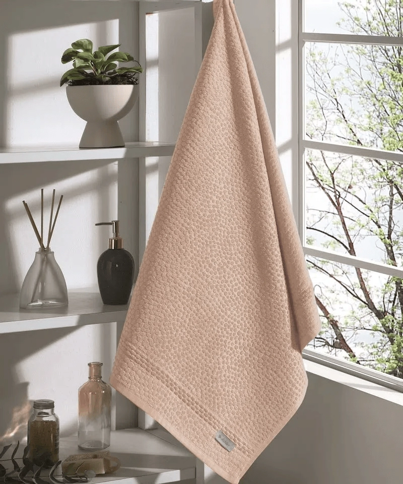 Toalha Rosto Velour Jacquard Perola Liso 50cm X 80cm