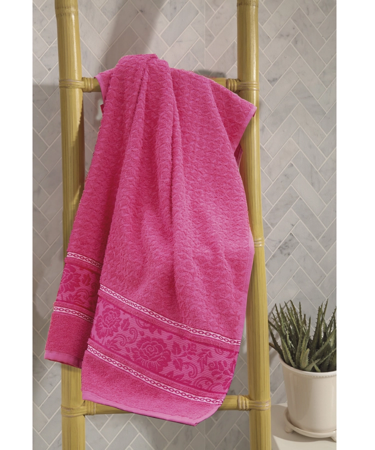 Toalha Rosto Dohler Jacquard Premium 5968 Rosa 50x80cm