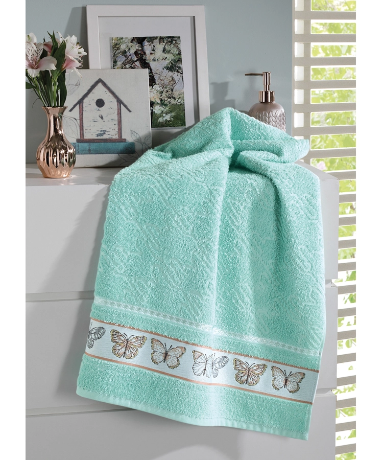 Toalha Banho Dohler Jacquard Premium 6381 Verde 70x140cm