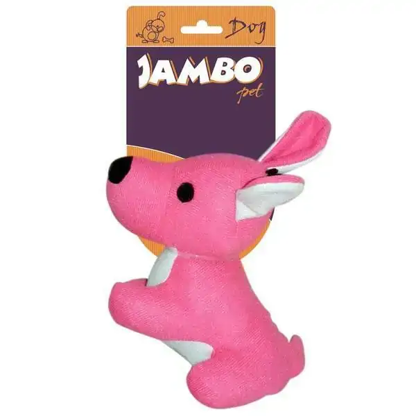 Brinquedo Jambo Pelúcia Fun Dog Rosa