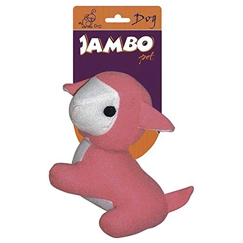 Brinquedo Jambo Pelúcia Fun Ovelha Rosa