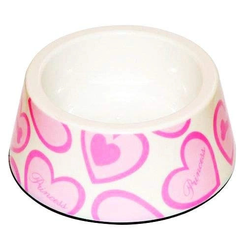 Tigela Jambo Pet Médio Rosa E Branco