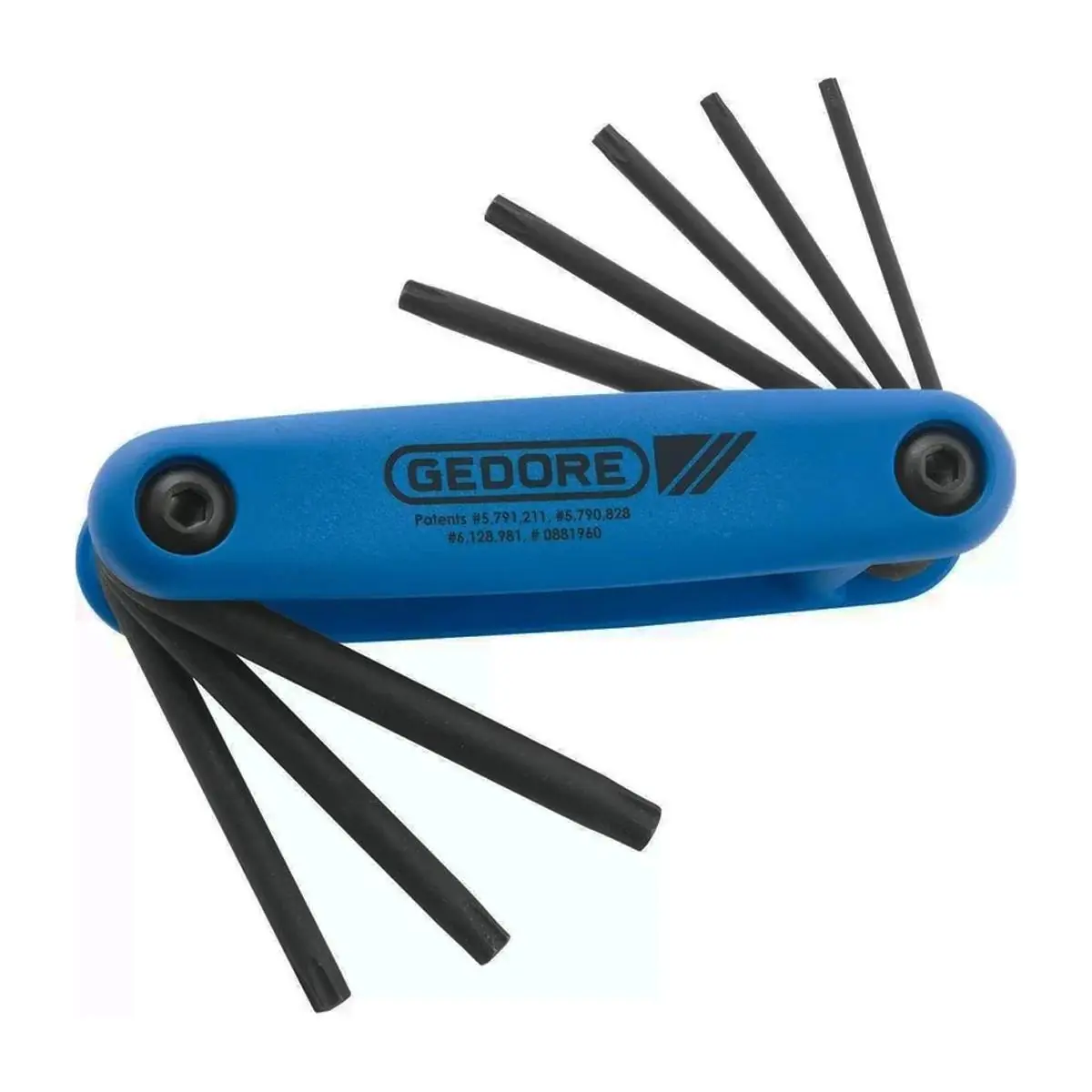 Jogo De Chave Torx (perfil Hexalobular) Armação 8 Peças T9 A T40 43txscl-80 Gedore