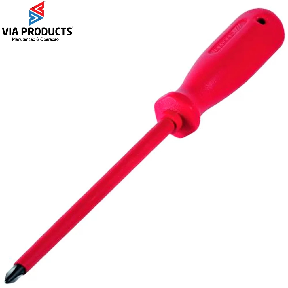 Chave De Fenda Cruzada Isolada 160 Nr 5/16"x6"ph1 035.262 Gedore