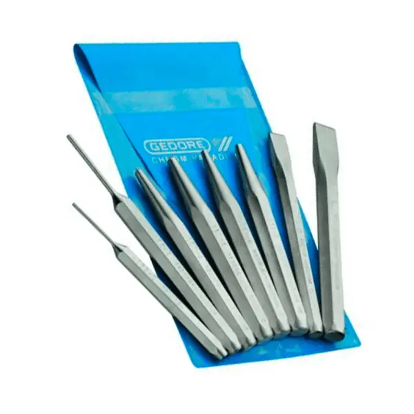 Jogo Talhadeira/puncao/saca Pino (8pcs) Gedore